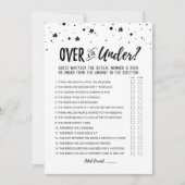 Gepersonaliseerd Over of Onder Vrijgezellenfeest s Kaart (Voorkant)