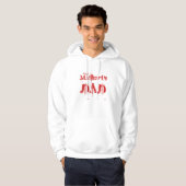 Gepersonaliseerd overhemd hoodie (Voorkant volledig)