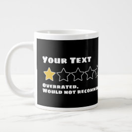 Gepersonaliseerd overschatten zou niet adviseren grote koffiekop
