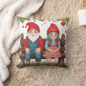 Gepersonaliseerd paar Valentijnsdag kussen (Deken)