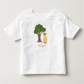 Gepersonaliseerd paard T-shirt voor meisjes (Voorkant)