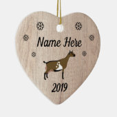 Gepersonaliseerd paardenkampioen keramisch ornament (Rechts)