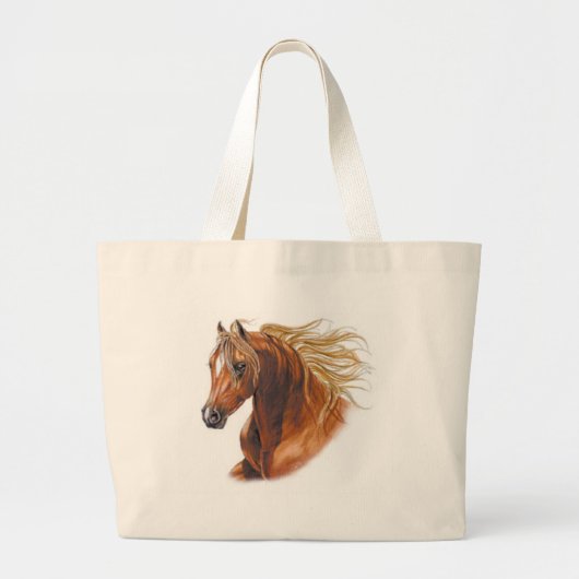 Gepersonaliseerd Paardenuitvindingen en -kaarten Grote Tote Bag (Voorkant)