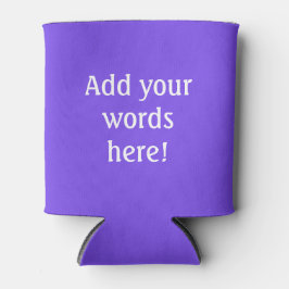 Gepersonaliseerd Paars Blikjeskoeler