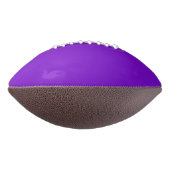 Gepersonaliseerd Paars en wit Football (Gedraaid 90)