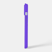 Gepersonaliseerd Paars iPhone 15 Case (Linkerkant)