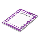 Gepersonaliseerd Paars Notitieblok (Linkerzijde)