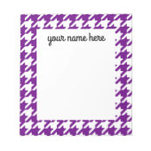 Gepersonaliseerd Paars Notitieblok (Voorkant)