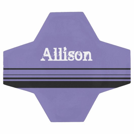 Gepersonaliseerd Paars Voetbal (Enkel)