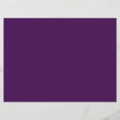 Gepersonaliseerd Paarse budget weekschema (Achterkant)