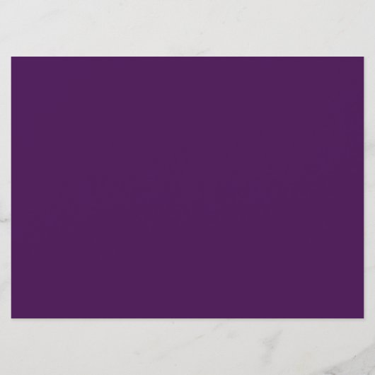 Gepersonaliseerd Paarse budget weekschema (Achterkant)