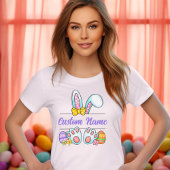 Gepersonaliseerd paashaas T-shirt