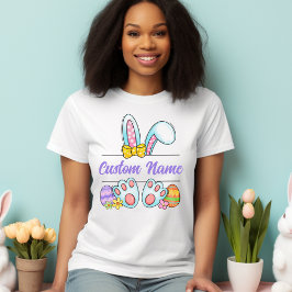 Gepersonaliseerd paashaas T-shirt