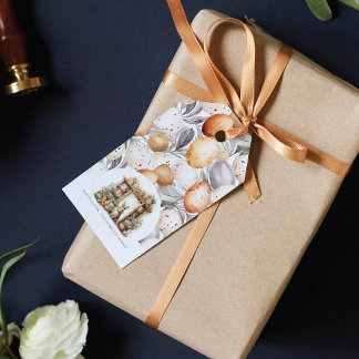  gepersonaliseerd paaskonijn cadeaulabel