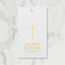 Gepersonaliseerd Paaskruis Cadeaulabels