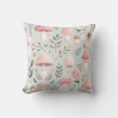 Gepersonaliseerd paddenstoel Sierkussen (Voorkant)