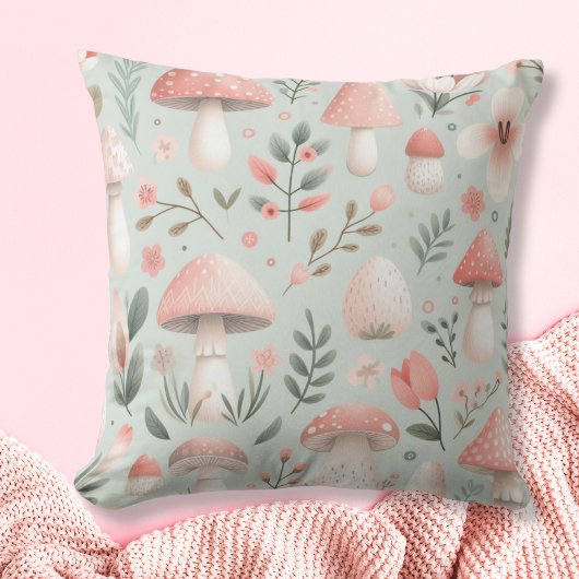 Gepersonaliseerd paddenstoel Sierkussen