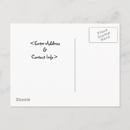 Gepersonaliseerd Panda Beer Kinderfeestjes Uitnodiging Briefkaart (Achterkant)