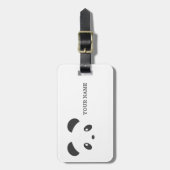 Gepersonaliseerd pandabagagelabel bagagelabel (Voorkant verticaal)