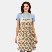 Gepersonaliseerd pannenkoekpatroon, uw aangepaste schort (Gedragen)