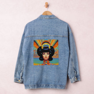 Gepersonaliseerd Panorama: Custom Afbeelding Denim Jacket