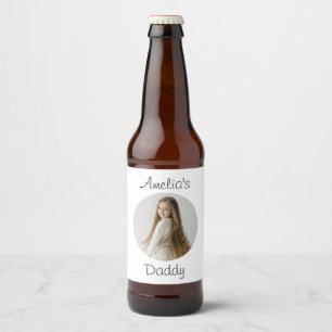 Gepersonaliseerd papa cadeau - Aangepast gezicht - Bier Etiket