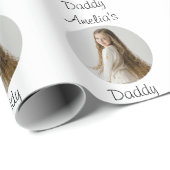 Gepersonaliseerd papa cadeau - Aangepast gezicht - Cadeaupapier (Rol Hoek)