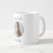 Gepersonaliseerd papa cadeau - Aangepast gezicht - Grote Koffiekop (Voorkant rechts)