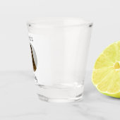 Gepersonaliseerd papa cadeau - Aangepast gezicht - Shot Glas (Rechts)