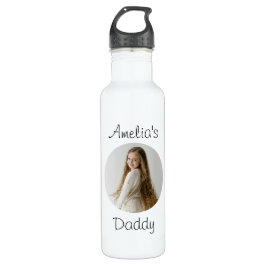 Gepersonaliseerd papa cadeau - Aangepast gezicht - Waterfles