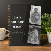 Gepersonaliseerd 'Papa je bent Magisch' Twee Vader Notitieboek