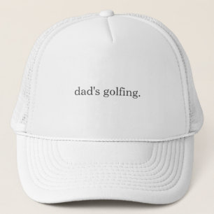 Gepersonaliseerd papa's golvende Humor met witte G Trucker Pet