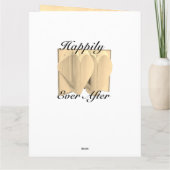 Gepersonaliseerd  papier 1e bruiloft Jubileum Kaart (Achterkant)