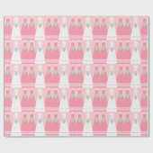 Gepersonaliseerd papier met bridal-roze douche (Vlak)