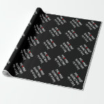 Gepersonaliseerd papier voor de verpakking van Mr<br><div class="desc">Gepersonaliseerde Mr en Mrs bruiloft verpakkingspapier. Elegant brudal inpakpapier voor bruid en bruin / nieuw kruid / echtpaar / echtgenoot en echtgenote .  achtergrondkleuren en tekst. Rood liefdeshart inbegrepen. Ook geweldig voor verjaardagsfeestelijke cadeaus.</div>