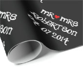 Gepersonaliseerd papier voor de verpakking van Mr  (Rol Hoek)