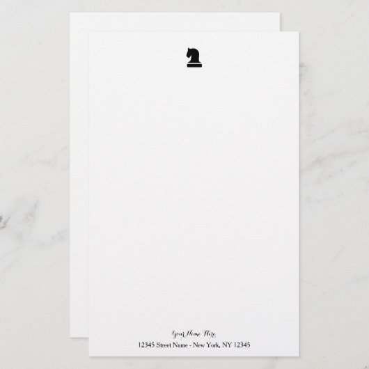 Gepersonaliseerd papier voor kantoorbenodigdheden  (Voorkant / Achterkant)