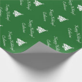 Gepersonaliseerd papier voor kerstbekistingen met  (Hoek)