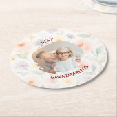 Gepersonaliseerd papieren Onderzetter | Beste groo (Gebogen)