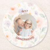 Gepersonaliseerd papieren Onderzetter | Beste groo (Voorkant)