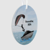 Gepersonaliseerd parasailing acryl Ornament (voorkant)