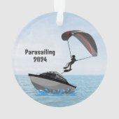 Gepersonaliseerd parasailing acryl Ornament (achterkant)