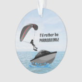 Gepersonaliseerd parasailing acryl Ornament (voorkant)