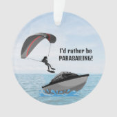 Gepersonaliseerd parasailing acryl Ornament (voorkant)