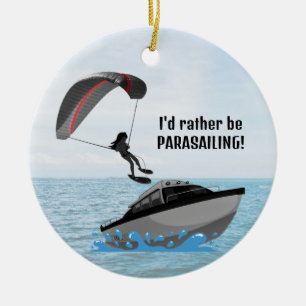 Gepersonaliseerd parasailing Ornament