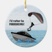 Gepersonaliseerd parasailing Ornament (Achterkant)