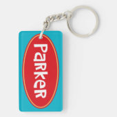 Gepersonaliseerd PARKER Sleutelhanger (achterkant)