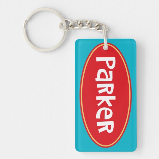 Gepersonaliseerd PARKER Sleutelhanger (Voorkant)