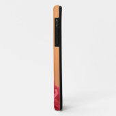 Gepersonaliseerd pasta Oranje warmroze Floral Case-Mate iPhone Case (Achterkant/links)