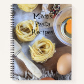 Gepersonaliseerd pasta-recept boek (Voorkant)